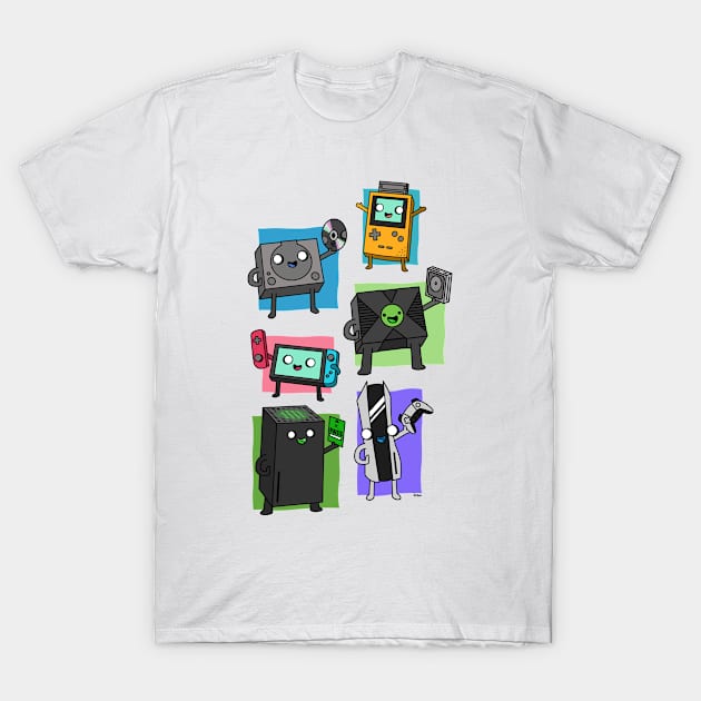 Consolle Friends #1 T-Shirt by Piezaroth